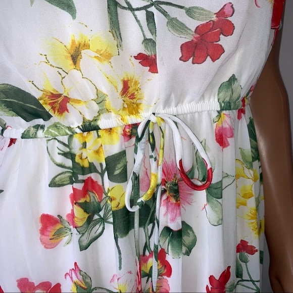 EnFocus Studio Floral flowy one piece dress SZ M/L - Picture 7 of 10